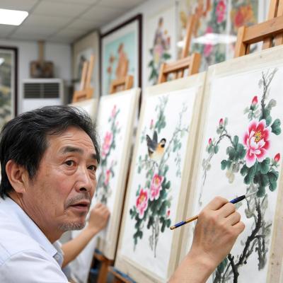 花鸟画如何展现自然生机与人文情怀
